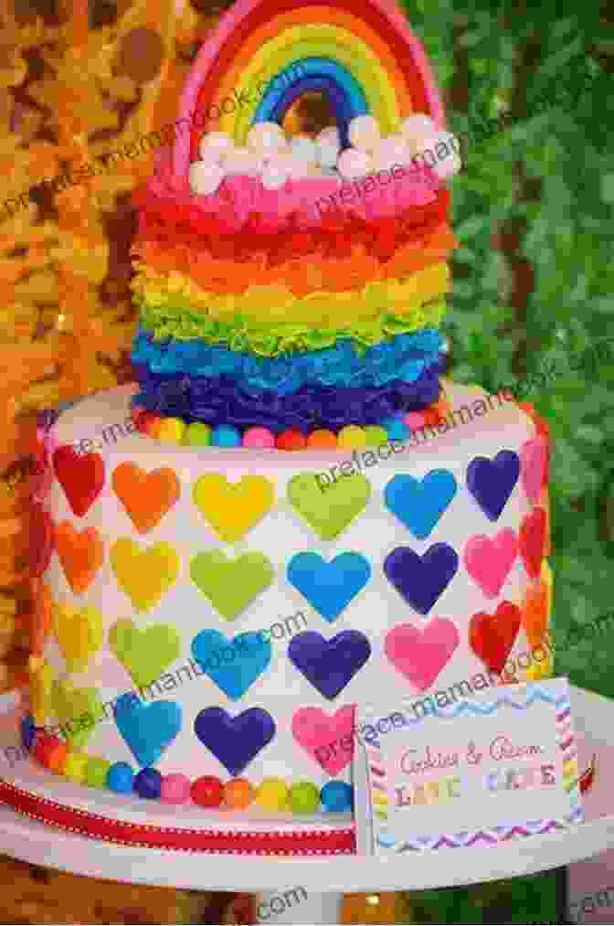 A Colorful Rainbow Birthday Party With Rainbow Decorations And A Rainbow Cake Loom Magic : 25 Awesome Never Before Seen Designs For An Amazing Rainbow Of Projects