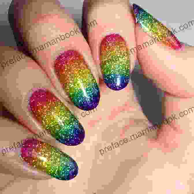 A Colorful Rainbow Nail Polish With A Holographic Effect Loom Magic : 25 Awesome Never Before Seen Designs For An Amazing Rainbow Of Projects