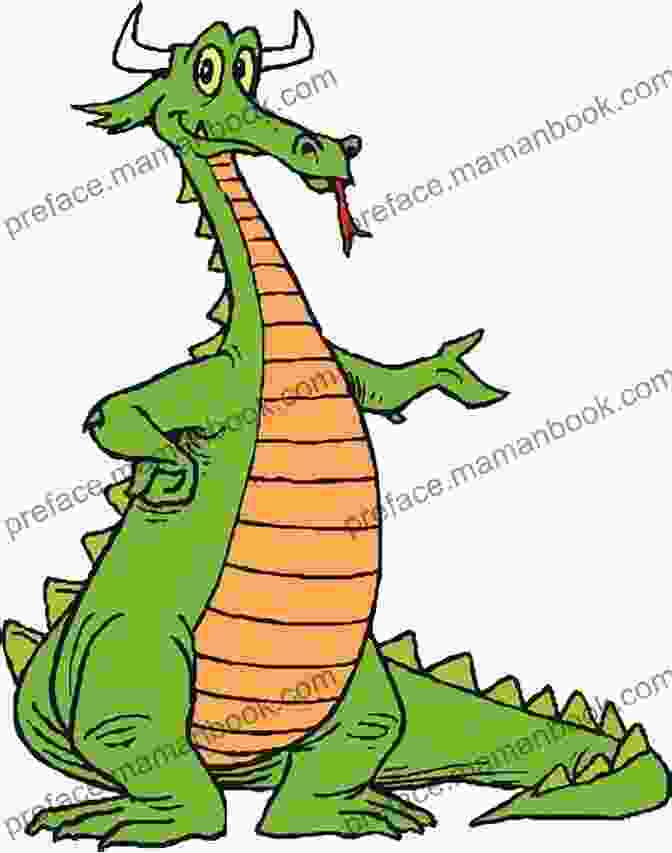 A Friendly And Lovable Green Dragon Character From Dragon And Mr Sneeze Dragon And Mr Sneeze: Witches Of The Horseshoe 2 (A Southern Coming Of Age Fantasy Story)