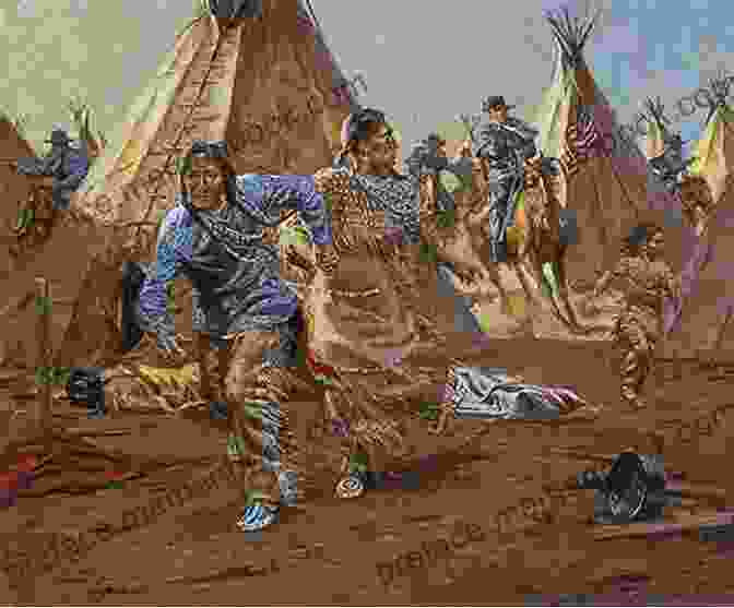 A Painting Depicting The Sand Creek Massacre, A Pivotal Event In The Indian War Of 1864 The Indian War Of 1864: Events In Kansas Nebraska Colorado And Wyoming