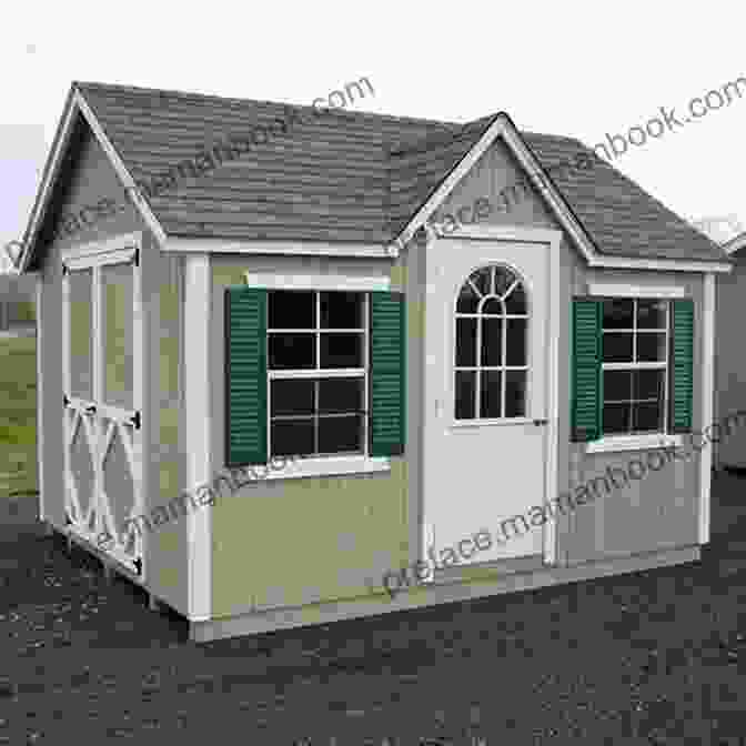 A Small Wooden Shed With A Gable Roof And A Door. Ultimate Guide: Decks 5th Edition: 30 Projects To Plan Design And Build