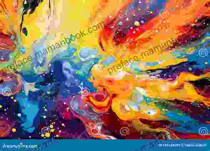 An Abstract Painting With Vibrant Colors And Bold Brushstrokes. In Your Facebook: A Bunch Of Stuff I Posted On My Wall