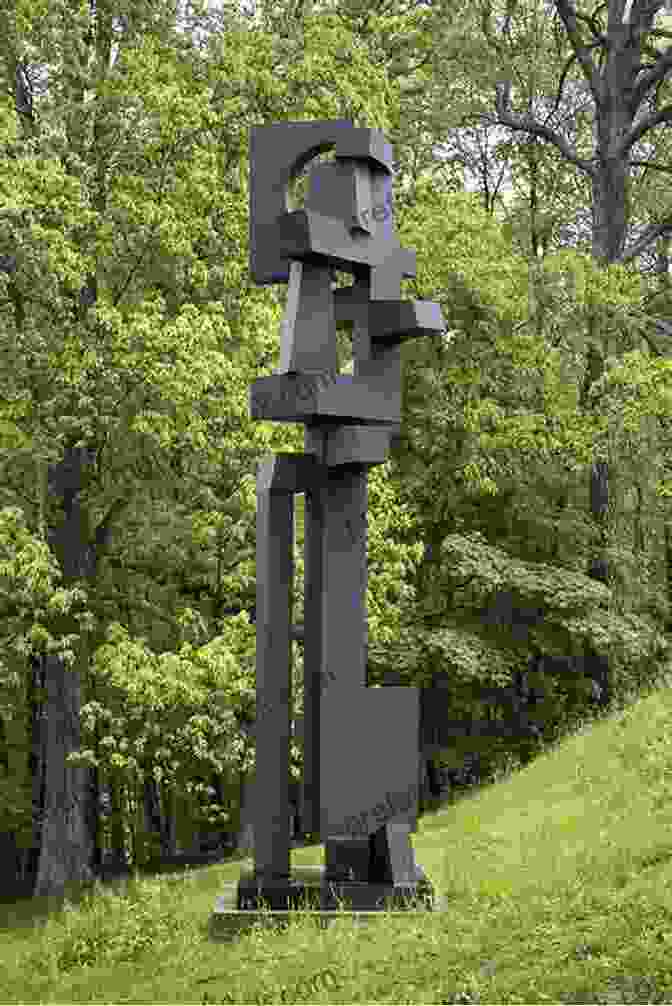 An Aerial View Of Sebastian Girner's Sculpture Garden, Featuring Towering, Abstract Sculptures Amidst A Lush Landscape Father Of All Things Sebastian Girner