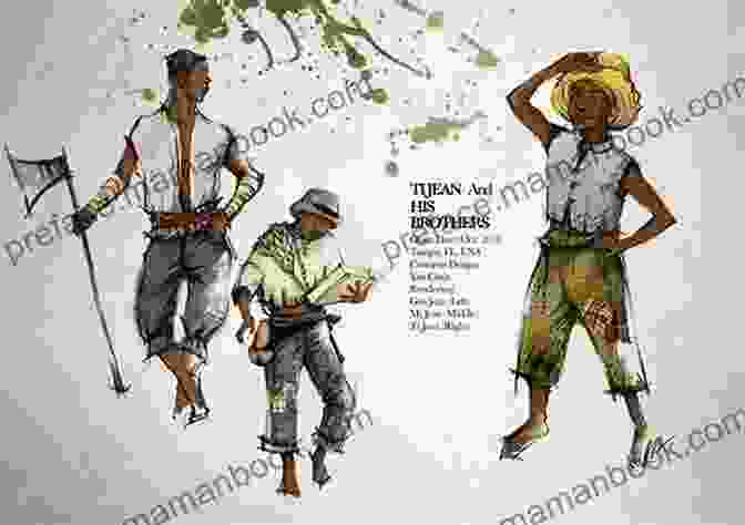 An Illustration Of Ti Jean And His Brothers Embarking On Their Journey The Bounty: Poems Derek Walcott