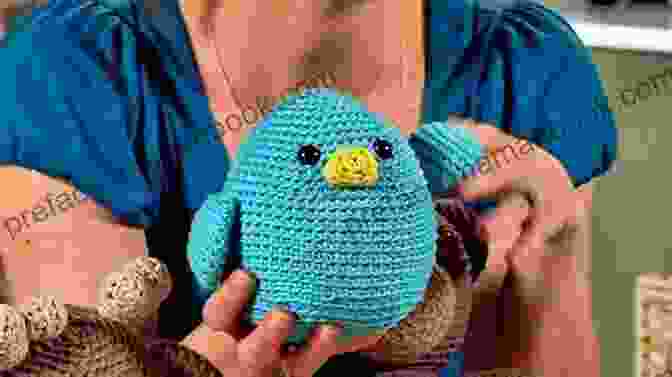 Charming Crocheted Bluebird Amigurumi With Bright Blue Feathers And Cheerful Expression Four Seasons Birds Amigurumi Crochet Pattern