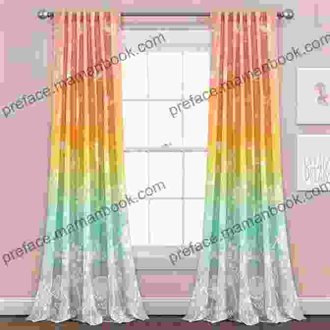 Colorful Rainbow Curtains With A Sheer Fabric Loom Magic : 25 Awesome Never Before Seen Designs For An Amazing Rainbow Of Projects