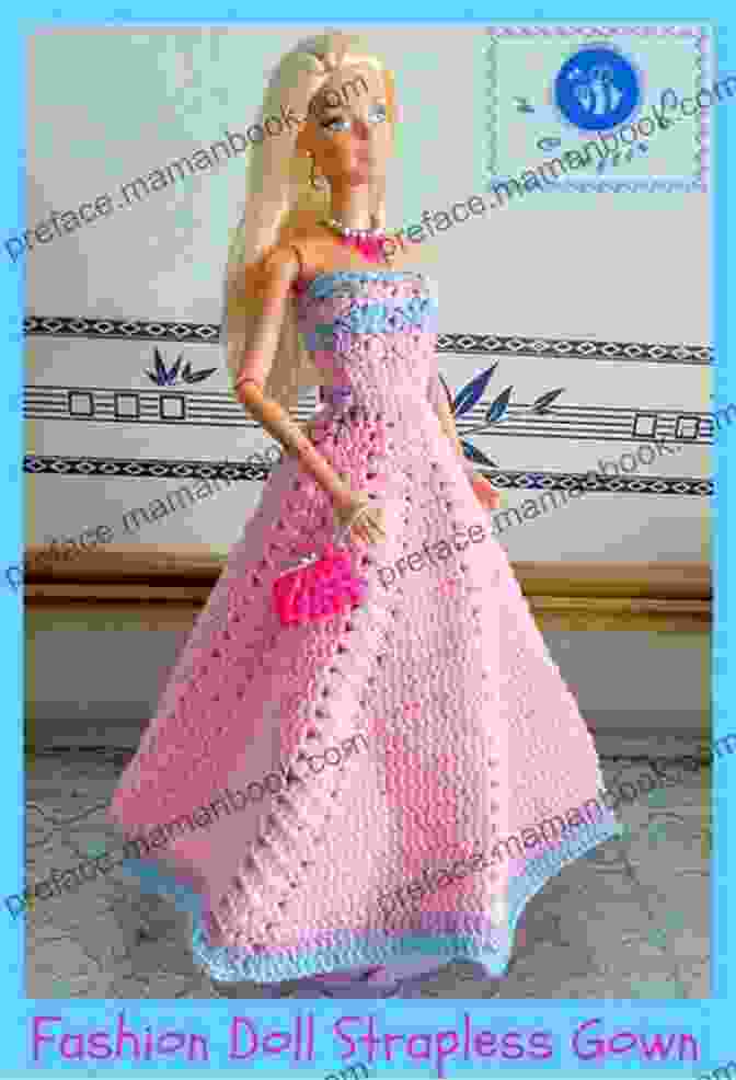 Crochet Evening Gown Pattern For Barbie And Fashion Dolls Crochet Patterns For Barbie And Fashion Dolls