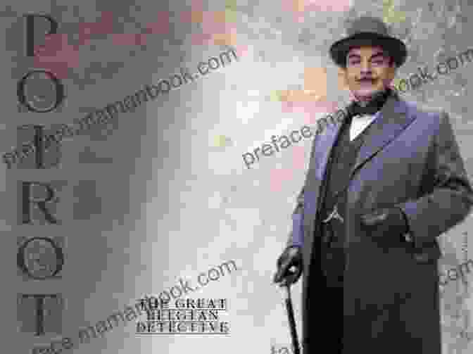 Hercule Poirot, The Famous Belgian Detective, Standing With His Arms Crossed, Looking Thoughtful. The Incredible Theft: A Hercule Poirot Story (Hercule Poirot Mysteries)