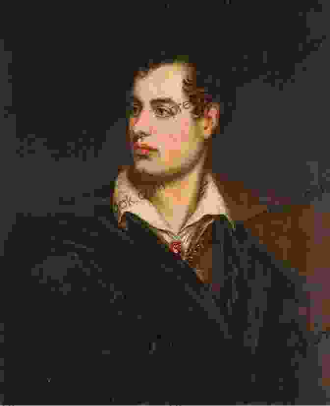 Portrait Of Lord Byron, A Handsome Man With Dark Hair And Penetrating Blue Eyes. He Is Wearing A Black Coat And A White Cravat. Manfred (With Byron S Biography) Lord Byron