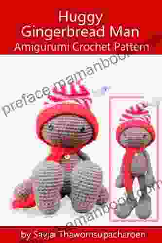 Huggy Gingerbread Man Amigurumi Crochet Pattern (Huggy Christmas Dolls 1)